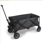 Outdoor Folding Wagon Trolley 600D Collapsible Utility Cart With Wheels
