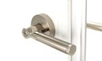 Zinc Alloy Satin Nickel Tubular Door Locks High Security 3 Brass Keys