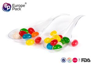 Wholesale Food Grade Disposable Plastic Ice Cream Spoons For Dessert / Cake from china suppliers