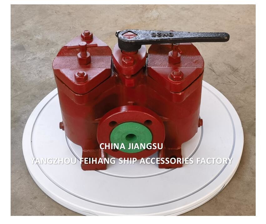 Model: A25 Cb/T425-1994 Duplex Low-Pressure Crude Oil Filter Flanged Cast Iron Low Pressure Crude Oil Filter