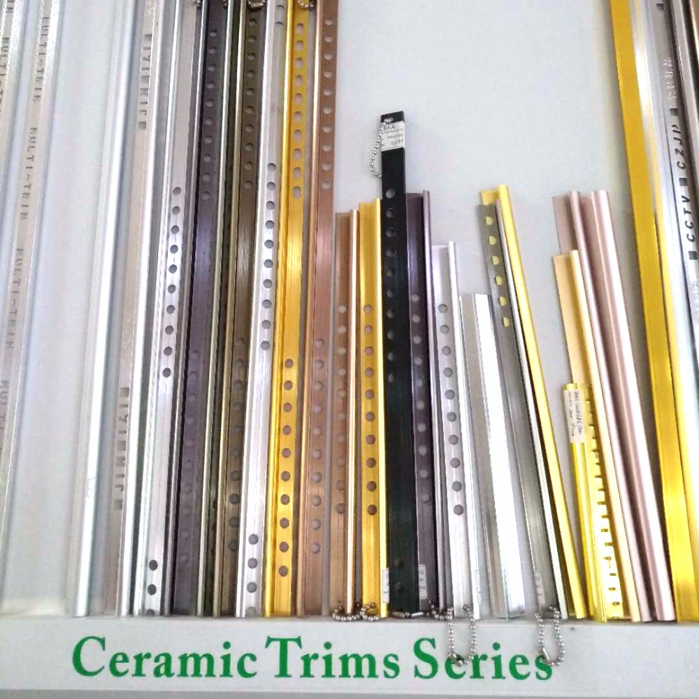 Wooden Grain Aluminum Floor Trim High Corrosion Resistance Edge Connective Trim