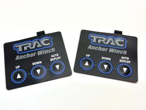 Wholesale Rim Embossing ESD Membrane Panel Switches Tact Buttons For Anchor Winch from china suppliers