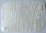 White Color Wood Texture PVC Membrane Foil For Furniture Surface Decoration