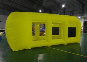 Wholesale Eco Friendly Yellow Commercial Inflatable Event Tent / Inflatable Spray Booth from china suppliers