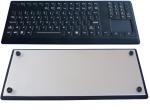 108 IP68 keys washable antimicrobial silicone industrial keyboard for medical
