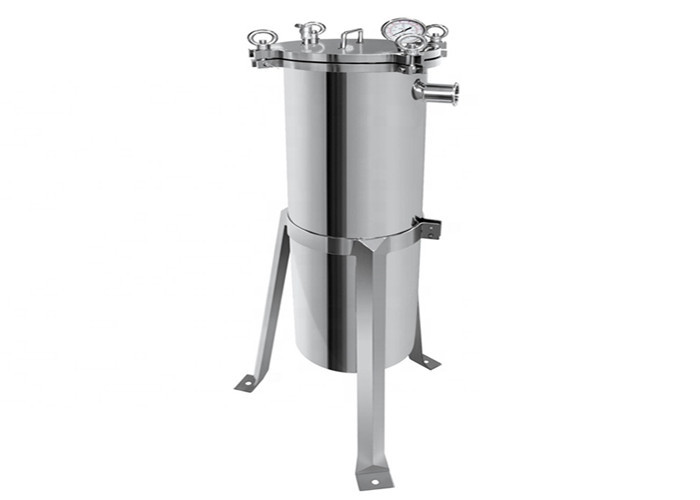 Multiple / Single Cartridge Filter Housing For Milk Beverage Liquid Filtration