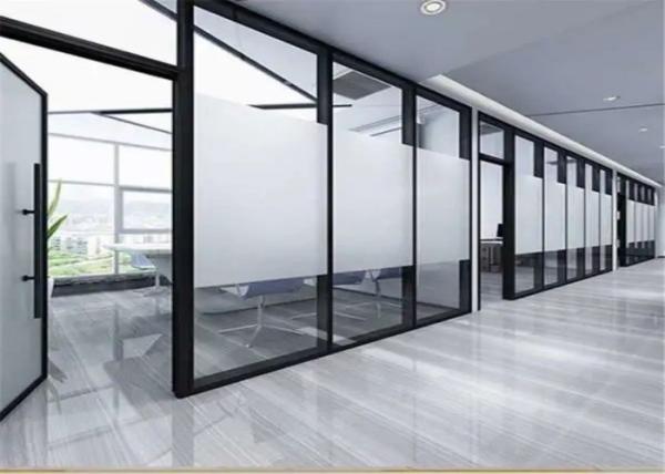 High Privacy Sandblasted Glass Door Inserts Frosted Privacy Glass for Residentia