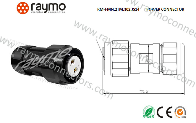 Electronics Military Grade Connector Professional Design With Oxidation Treatment