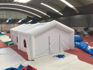 Wholesale Adult Big White Inflatable Shelter Tent , Durable Inflatable Camping Shelter from china suppliers