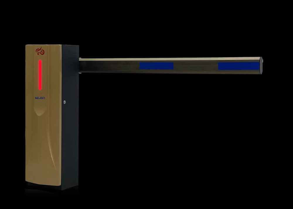 AC220V/110V Vehicle Access Barrier Gold Color Parking Barrier Gate