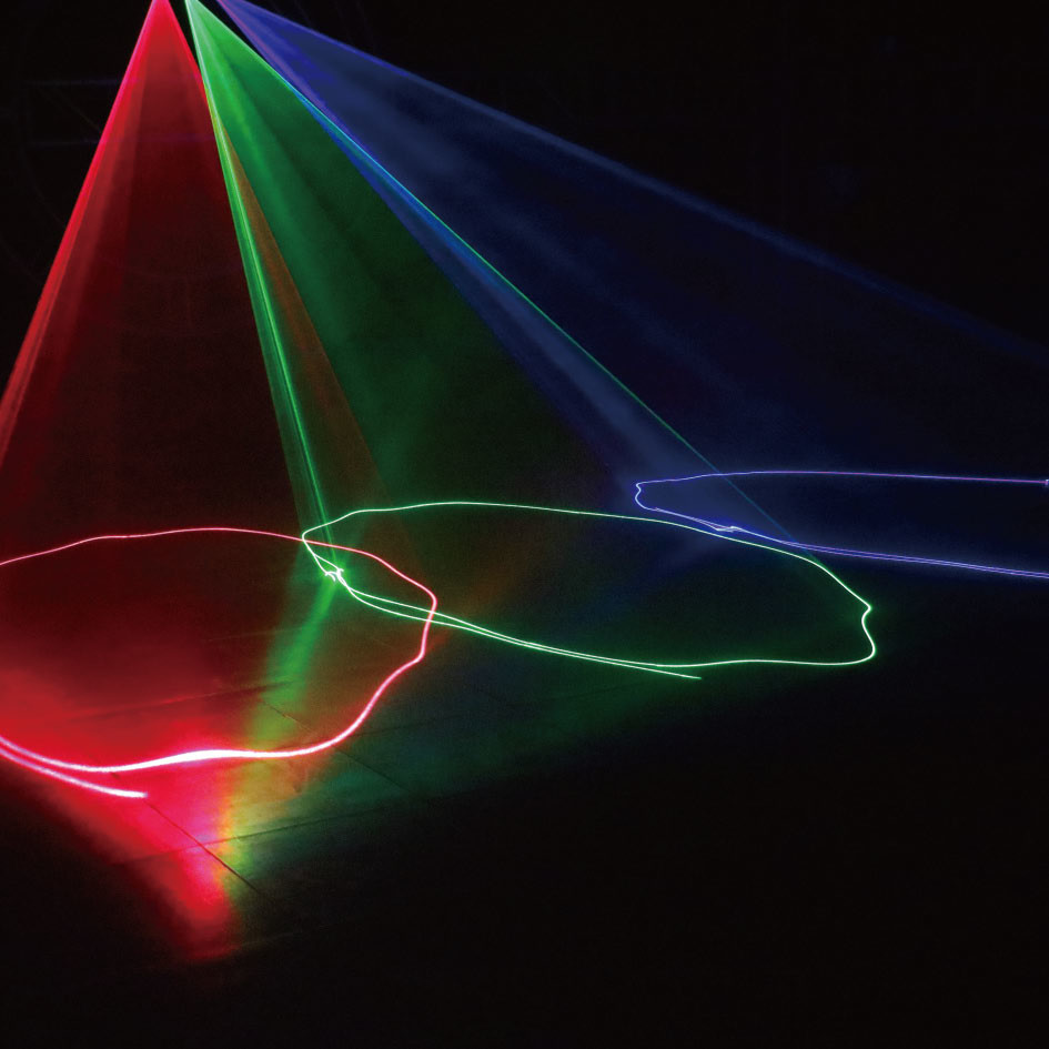 30W IP33 Laser Stage Lighting , Fluorescent Disco Laser Lights For Disco Nightclub