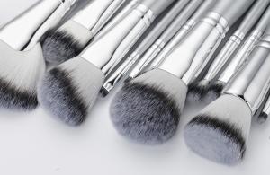 Wholesale Sliver Color Professional Makeup Brush Set / synthetic hair Cosmetic Brush Set from china suppliers