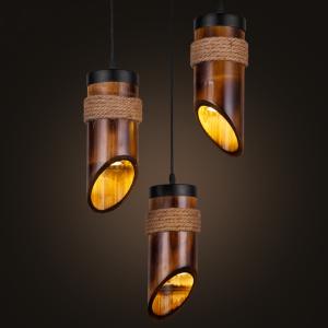 Wholesale Retro Loft Vintage Chandelier Restaurant Corridors Chinese Antique Bamboo Rope Light(WH-VP-143) from china suppliers