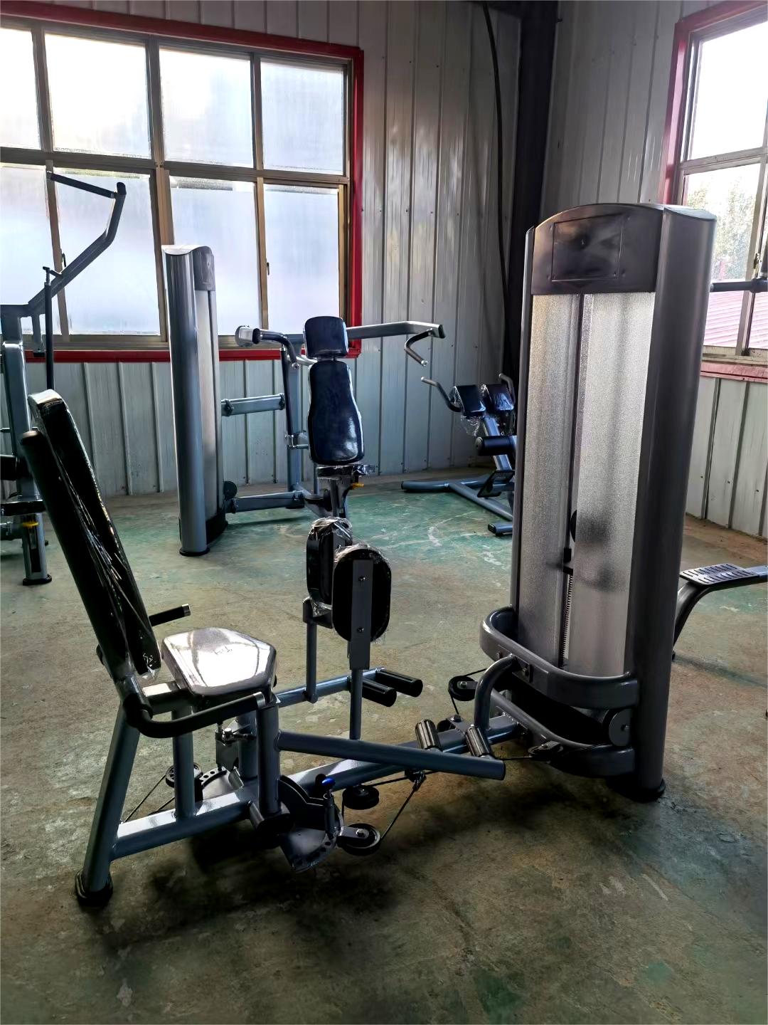 Commercial Gym Steel Equipment-Pin Loaded Adjust Seat Outer Thigh Hip Abductor Machine Leg Press Machine