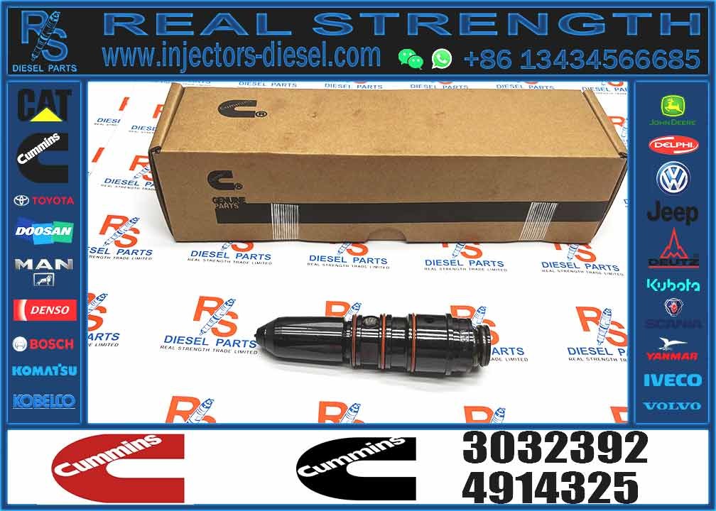 ELIC Excavator 3054218 3054253 3032392 4914308 4914325 Engine Common Rail Fuel Injector