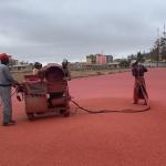 13mm Stadium Indoor Athletic Running Track Slipproof Synthetic Sports Flooring