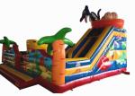 Inflatable Dinosaur Kids Inflatable Jumper , Outdoor 10 X 9m Blow Up Fun House