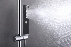 Wholesale Automatic Thermostat Valve Rain Head Shower Kit , Hand Spray Concealed Thermostatic Mixer Shower from china suppliers