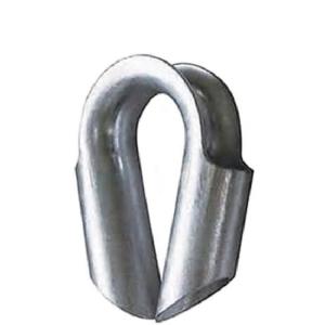 Wholesale Hot Dipped Galvanized Wire Rope Thimble Carbon Steel Tube Thimble 10 - 38mm from china suppliers