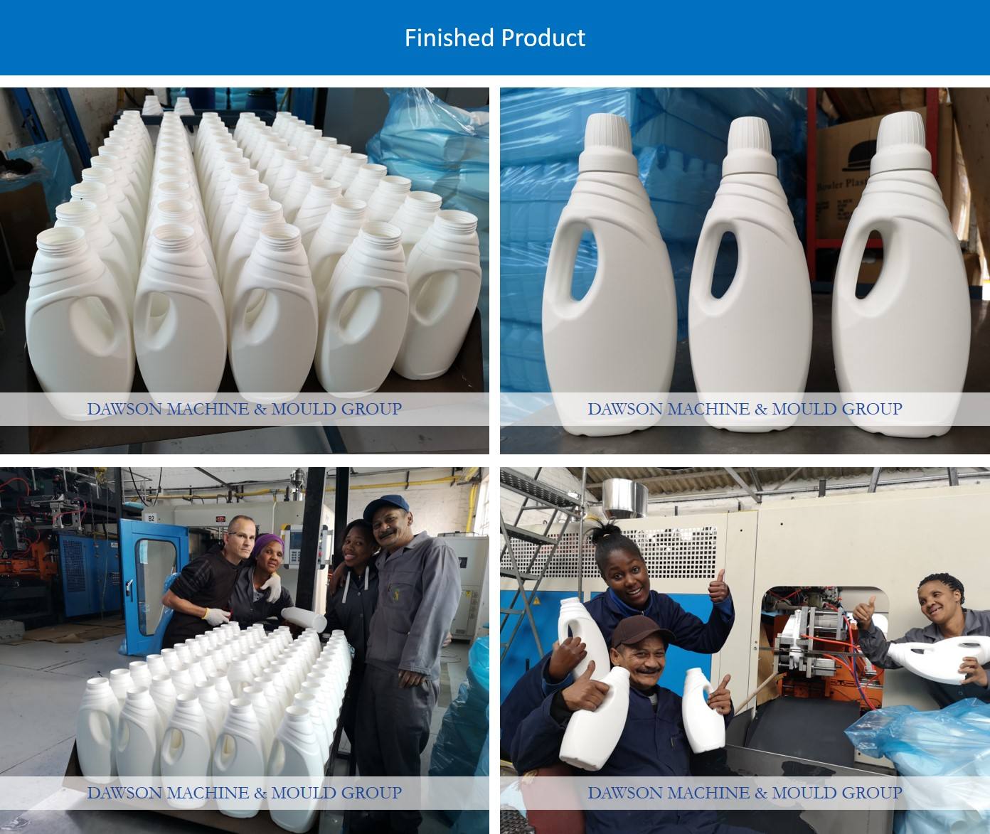 Automatic Laundry Detergent HDPE PP Bottle Blow Molding Machine