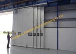Multi Sector Structural Hinged Doors Bottom Roller Sliding Hangar Door Smart