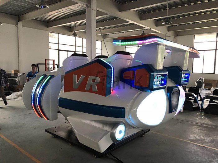 9KW 6 Player 9D VR Simulator With 6 Luxury Seats Dynamic Platform