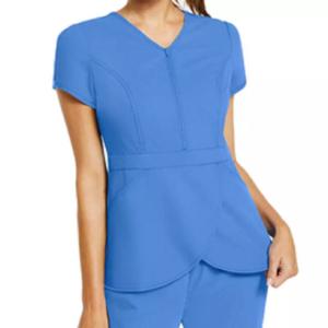 Wholesale Medical Hospital Nursing Hospital Scrubs Sets Custom Logo Solid Color Stretch from china suppliers