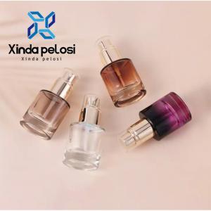 Wholesale Luxury Cosmetic Empty Amber Clear Essential Oil Glass Dropper Bottle 30ml 100ml from china suppliers