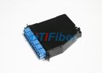 Singlemode MPO Fiber Optic Cassette With LC Duplex Optical Fiber Adapter