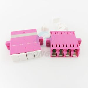 Wholesale Rose Quad Lc To Lc Coupler Multimode OM4 Cable To Fiber Optic Adapter from china suppliers