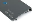 Waterproof 6463 Aluminum Skirting Board With No Countersunk Drilled Sand Feeling