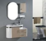 80 X48/cm PVC bathroom cabinet/ wall cabinet /white color with mirror for