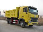 336hp tipper truck 6x4 drive sinotruk howo dump truck 28.9 tons loading capacity