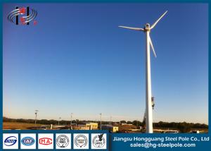 Wholesale Anti Corrosion Conical , Round Wind Power Tower Hot Dip Galvanized from china suppliers
