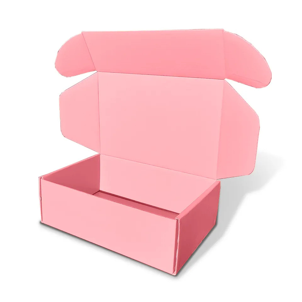 OEM Custom Printed Corrugated Boxes For Jewelry Shopping Mailing Square Box