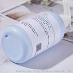 Blue Cylinder 230ml 250ml Hotel HDPE Hand Gel Bottle