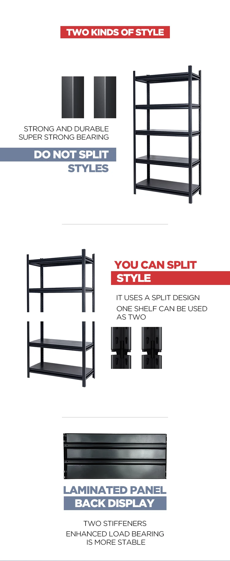 Cold Rolled Steel Store Display Shelves Retail Display Rack Customized Colors