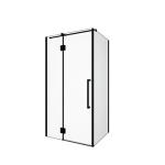 Black 6mm Tempered Glass Shower enclosures 800*1000*1900mm