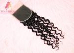 100% Retail Real Virgin Raw Unprocessed Hair Italian Curly 5*5 Lace Closure