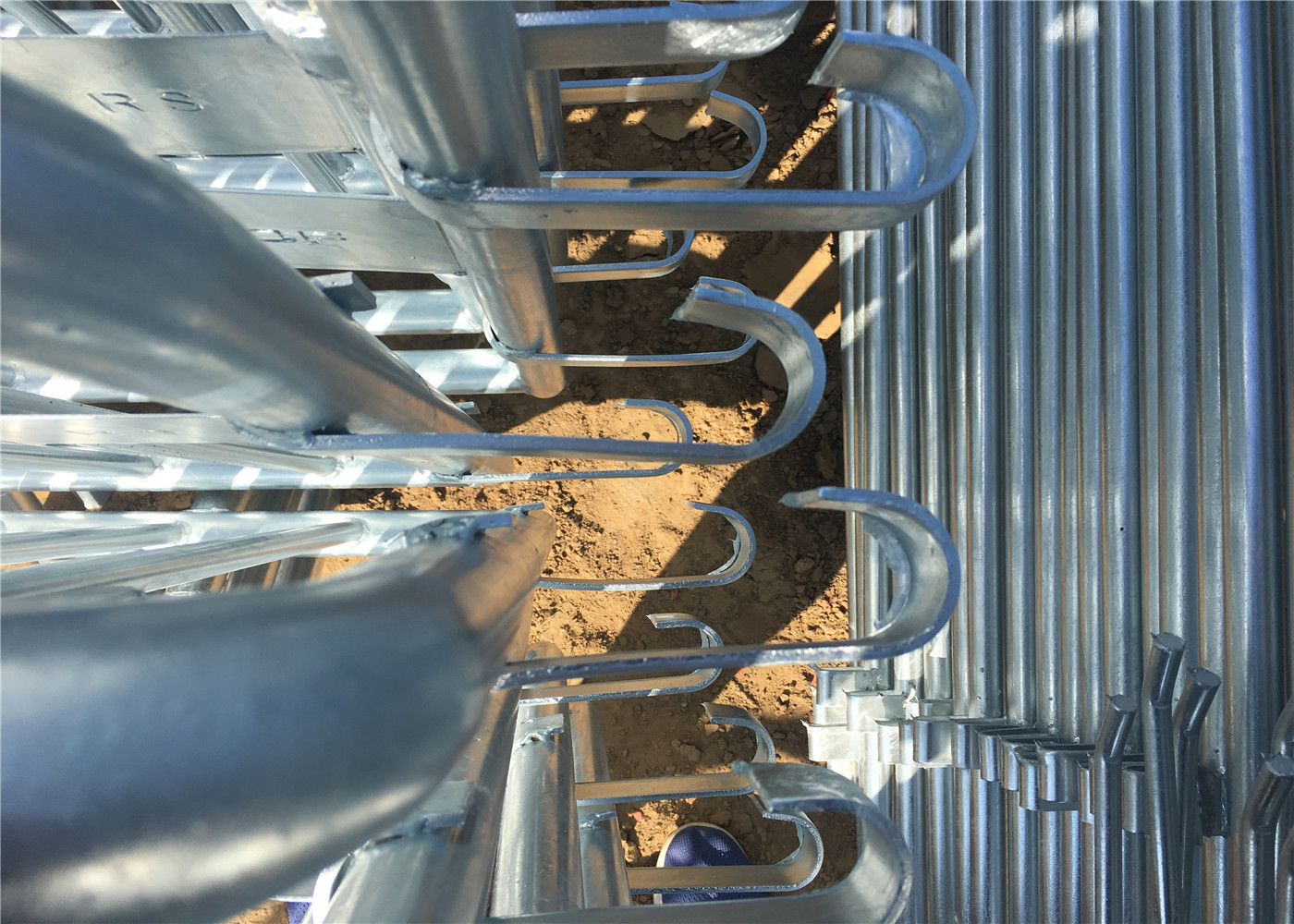 Galvanized Crowd Control Barrier