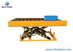 1 Ton 2 Tonne Rubber Roller Top Hydraulic Scissor Lift Table Trolley Wood