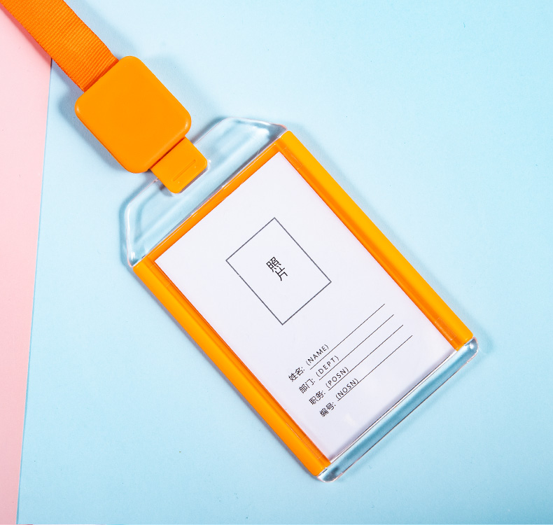 Deyi Assorted Color Print ID Card Holder