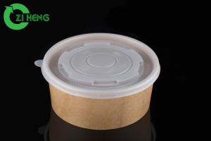 Wholesale Food Grade Rigid Kraft Paper Bowls 16 Ounce Eco Friendly Takeaway Food Containers from china suppliers