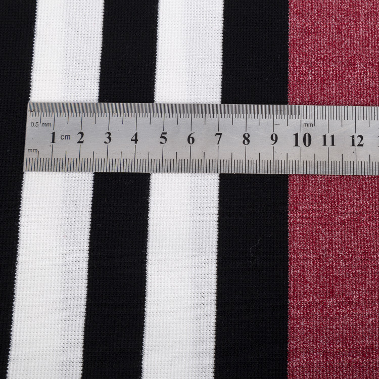 21S Breathable Health And Safety And Unique Striped Knit Fabric For Polo Shirt
