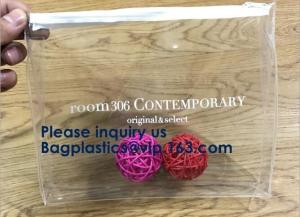 Wholesale Custom Printed Black Frosted PVC/EVA Clothing Packaging Bag Slider Zipper Top Bag For Swimwear Underwear Beach Bags from china suppliers