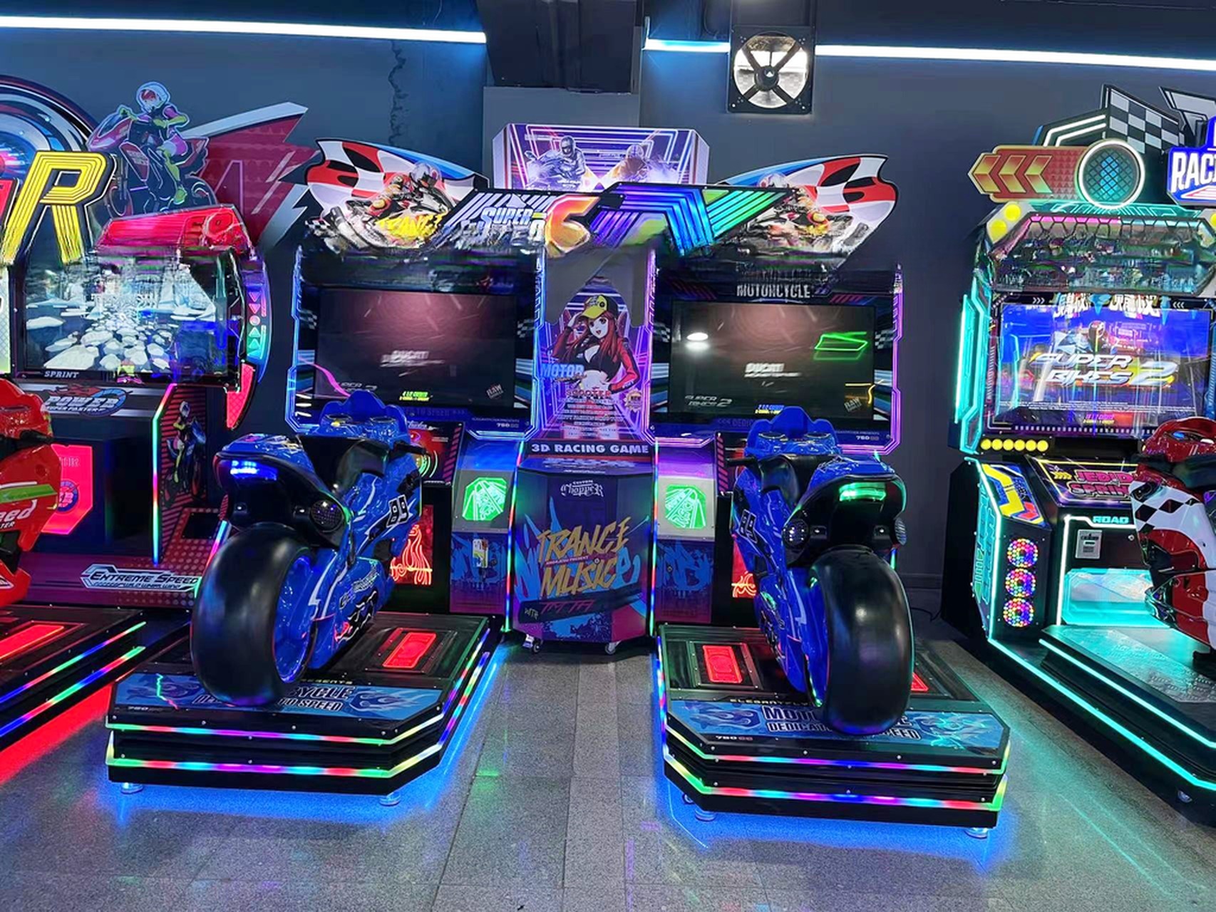 Dreamland Arcade Games Machines Motorcycle Bike Moto Game Machine Motorcycle Racing Game Machine