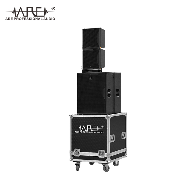 ARE AUDIO passive single 10 inch outdoor line array speaker immersive experience for corporate events