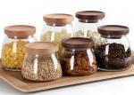 Lead Free Sealable Glass Jars Household Food Grade Storage Tanks For Coffee