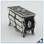 European Style Large Storage Desk Shape Trinket Box Creative Retro Jewelry Box