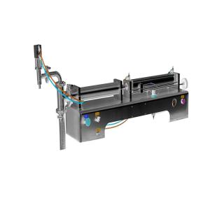 Wholesale 1100 mm Single Head Table Top Pneumatic Volumetric Mineral Water Liquid Filling Machine from china suppliers